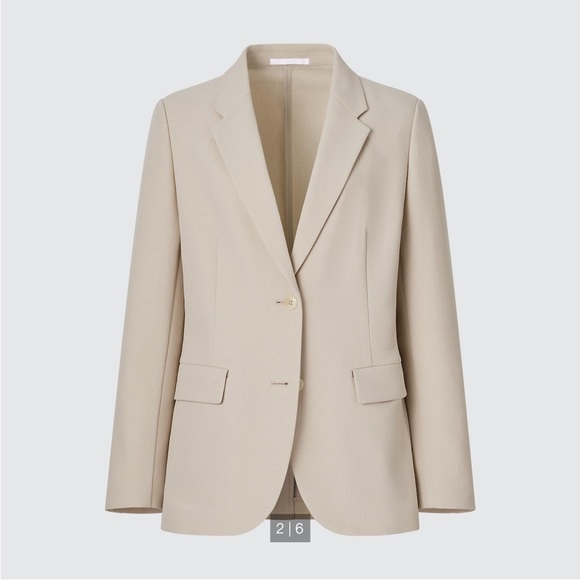 UNIQLO Women’s Beige Blazer Medium US Small - Picture 1 of 8